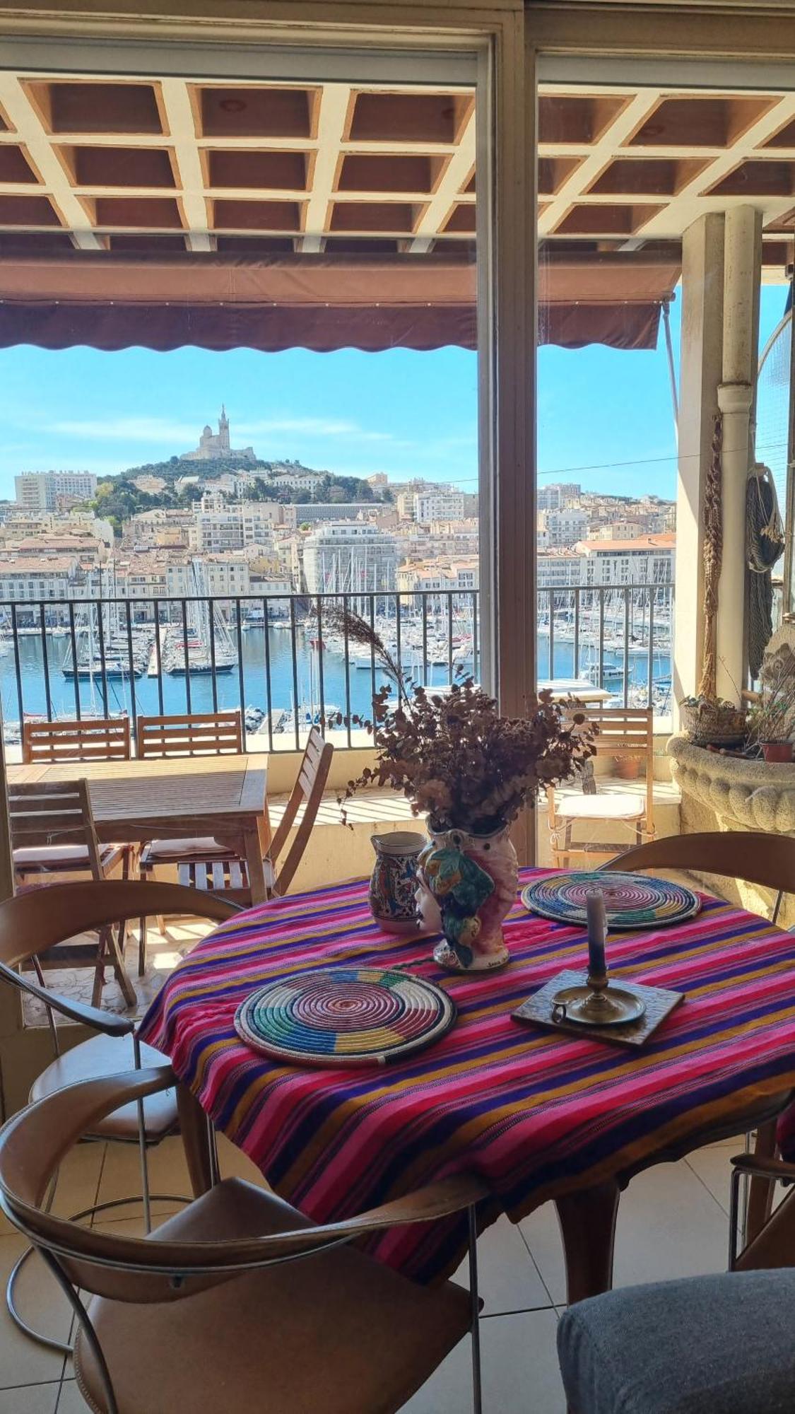 Appartamento Grand T2 Surplombant Le Vieux Port Marsiglia Esterno foto